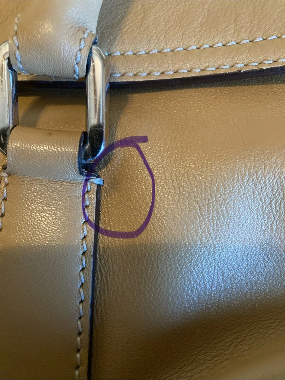 Coach Hampton Soho Leather Buckle-Front Satchel